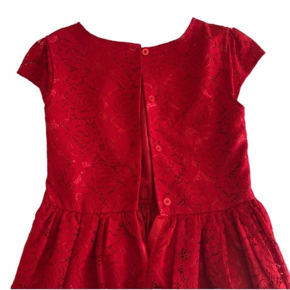 Justice, red lace dress - Picture 6 of 12